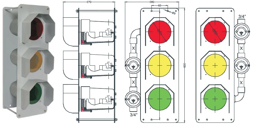 traffic lights diagram