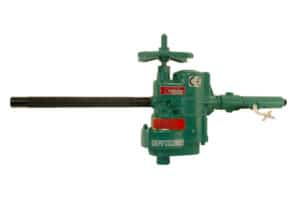 Drill with Feed Spindle with Lever Control