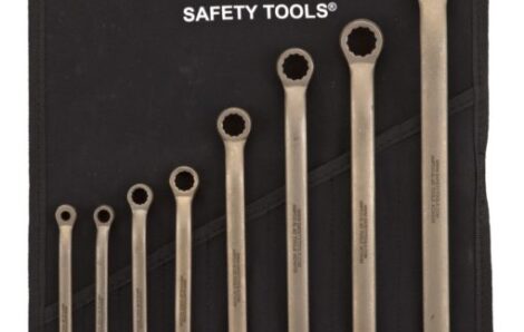 Double box end wrench, offset, sets